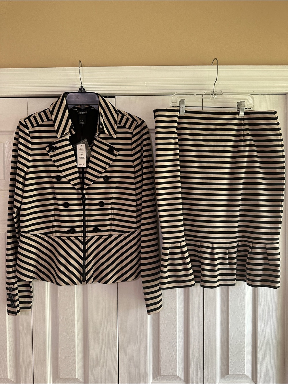 White House Black Market Skirt Set Size 12